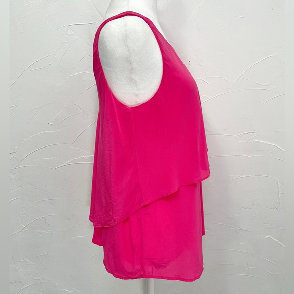 Trina Turk Sleeveless Silk Shirt - Picture 3 of 7